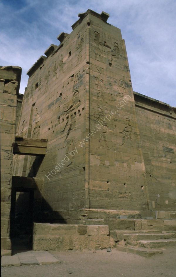 Pylons, Temple of Isis, Philae, Agilkia Island, Aswan